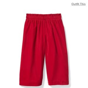 Toddler Girls Janie and Jack Velour Pants
